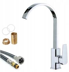 Konyhai Mosogató Csaptelep Álló Forgó Csaptelep Mosogatóhoz 360 Lapos (6002034)