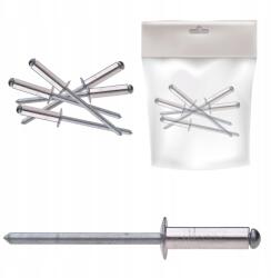 Trojka 4 x 6 mm-es acél szegecs alumínium testtel 50 db (NITM 4X 6)