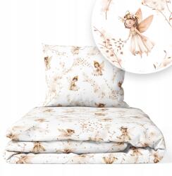 Ankras Ágyneműhuzat 135x100 Gyerek 2EL 100x135 Kiságyhoz (WRÓŻKA P-2 135/100 40/60 BEŻOWY)