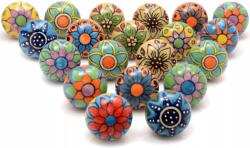  Többszínű Gombok 20 Db Kézzel Készített Ajtószekrény (bohcolo20)