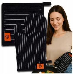  Hőálló Konyhai Kesztyű Védő Szett Konyhai Alátét Ajándék (Rękawica Kuchenna Żaroodporna Ochronna Łapka)