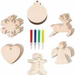  Diy Fa Karácsonyfadíszek 36 Darab Filctollak Zsinór a Karácsonyra (B0C74T35FS)