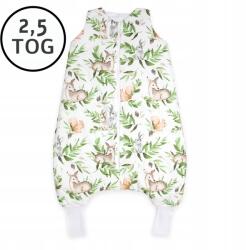 Ankras Hálózsák lábszárvédővel 92-104 M Egész éves Mintás! (Śpiworek z nogawkami M 86-104 SARNA W LIŚC)