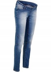 Bonprix Kismama Farmernadrág, Size 50, kék, 99% pamut, 1% elasztán