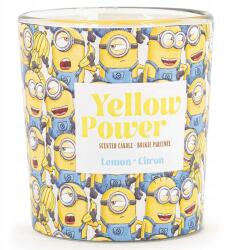 Citrom illatú gyertya ajándék ötlet Yellow Power Lemon Minions (4262399025583)