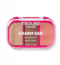 Trouble Maker Kontúrozó Paletta: Pirosító, Bronzosító, Highlighter Good Luck (TM020700)