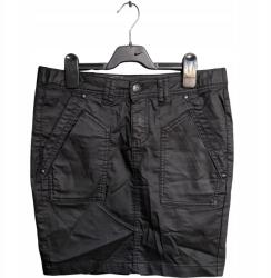 edc Midi Szoknya Kényelmes Stílusos Fekete 36-os Méret (UB000509)