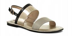 Högl Hogl Női arany bőr szandál lapos talppal 35 (5-100111-75990)