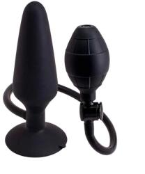 Seven Creations Dop Anal Gonflabil Large, Silicon, Negru, 16.9 cm