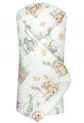 Ankras Bébi Takaró 80x80 Merevített (Rożek 80/80-kokos ZWIERZĘTA NA HUŚTAWKACH ZIE)