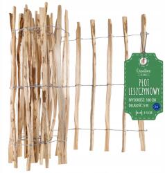 Creative Home Mogyorófa kerítés, karós, kerti szegély, pázsitszegély, 5m x 100cm, 3-5cm (X0029GHMKH)