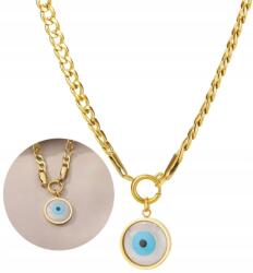 EdiBazzar Aranyozott nyaklánc 18K arannyal, sebészeti acélból (ZŁOTY Elegancki Naszyjnik Kolia Celebrytka)