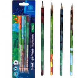 Astra 4 db Normál Hb ceruza AstraPEN Pixel, bliszter, 206023011 (206023011)