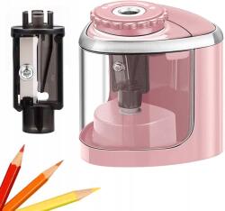 BOTC Elektromos Hegyező ceruzatartó tálcával Rózsaszín (Pencil sharpener)