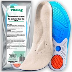 Vitolog Gél Talpbetét Cipőbe, Lengéscsillapító, Fájó Lábra, Sarokra, Sarkantyúra 38-39 (Na koślawość ortopedyczne ostrogę piętową)