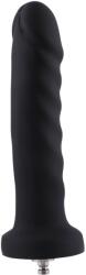 HISMITH Dildo Anal Conectare KlicLok pentru Masini de Sex Hismith, Negru, 19.5 cm