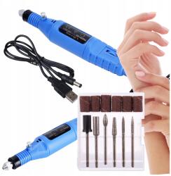 Lewer Univerzális Körömmaró Gép Manikűr Pedikűr cserélhető Fejek Szett (frezarka do paznokci lakier żelowy hybrydowy)