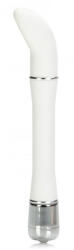 CalExotics Vibrator Punctul G Lulu Satin Scoop Alb Vibrator