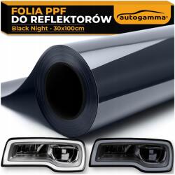 Auto Gamma Fényerőszabályzó fólia Black Night Erős fényerőszabályzó Ppf 30x100cm