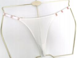  Szexi Blanka tanga, Size M, fehér, poliamid, minta nélkül (066)