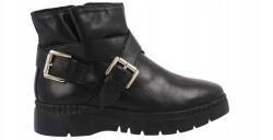 Geox D Emsley A Női bokacsizma, fekete, vízálló, bőr, 38-as méret (D747BA000LCC9999)