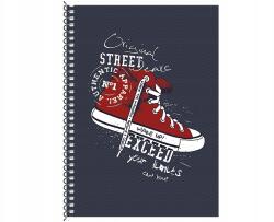 Astra Shkolyaryk Design spirálfüzet A5, 80 lap, kockás, minták keveréke (104020024)