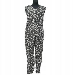 Soyaconcept Ujjatlan, könnyű, kényelmes fekete virágos overall S méret (UB000315)