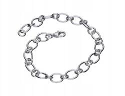 Lovrin Ezüst karkötő 925-ös láncszemekkel, divatos mintával, elegáns ajándék, 17 cm (Lovrin 63772)