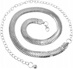 EdiBazzar Női Öv Ezüst derékpánt Fém lánc (8935554948107)