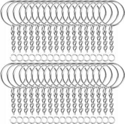  Kulcstartó alap szett: 25 mm-es karika 100 db 8 mm-es összekötő karika 100 db (Bomevarica2512362)