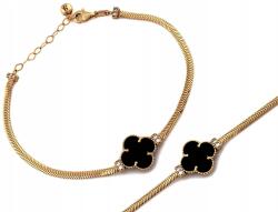 Lovrin Karkötő cirkóniákkal és ónixszal 585 14k 4.08g arany női (62099704)