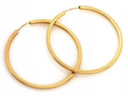 Lovrin Arany karika fülbevaló 585-ös zárszerkezettel, 35 mm-es klasszikus karikák ajándékba, 14 karátos