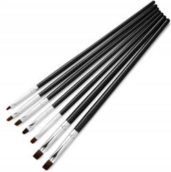  Szuper Lapos Modellécset Készlet (7 db) Modell Festéséhez