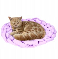  Macskabarlang, fekhely macskának, 40x40 cm, puha, kötött gyapjúból, antistressz, rózsaszín (b0cc2w9y3t)