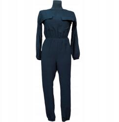 Noisy May Hosszú ujjú, elegáns és kényelmes fekete overall Xs méret (UB000218)