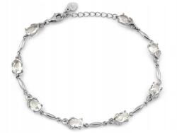 Lovrin Ezüst karkötő 925 fehér cirkónia kövekkel, 5.16g elegáns ajándék