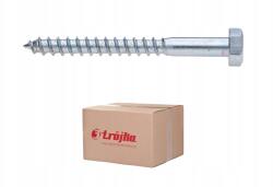 Trojka 8x90 Fa Csavar Hatszögfejű kulcsos facsavar 571 horganyzott 1KG (K - 8 X 90 - 1KG)