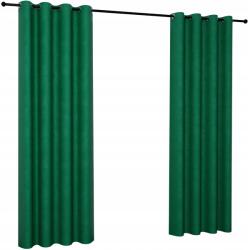 Sima velúr függöny 140x220 karikákkal, velúr függöny, velvet, fémgyűrűs (Zasłony na kółkach welurowe VELVET przelotki)