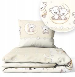 Ankras Ágyneműhuzat 135x100 Gyerek 2EL 100x135 Kiságyhoz (LEON P-2 135/100 40/60 BEŻOWY)