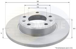 COMLINE Brzdový kotúč COMLINE ADC2728 (ADC2728)