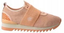 Marc O'Polo Női bőr félcipő, narancssárga, belebújós, 37-es méret (801 14413501 103 271 APRICOT)