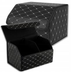 EdiBazzar Szervező Tároló Pikézett Doboz Műbőr Koffer Zárható (Organizer Pojemnik Do Przechowywania Pudło)