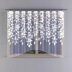 Wisan Modern kész függöny jacquard fehér rojtos levelek Voltana 230x170 cm (AW5900386298365)