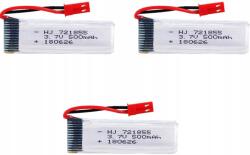 Yunique Lipo akkumulátor 3.7V 500mAh 3 db Udi U817 U817C U817A Quadcopter Drónhoz