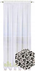 NOW-ART Kész függöny erkélyre 230x200 csipkével, hosszú, sima függönyök csipkével a nappaliba (36 - 230x200)