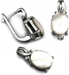 Lovrin 925-ös ezüst ékszerszett opállal és cirkóniával exkluzív design, ajándéknak is kiváló (Lovrin 56212)