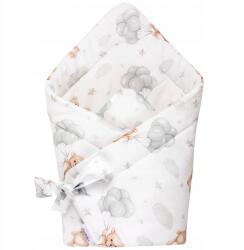 Jukki Babarózsaszín 80x80 cm-es pamut pólya takaró (5904506828982)