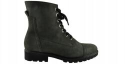 Gabor Női bokacsizma szürke bőr, bélelt, cipzáras 41-es méret (72.782.39)