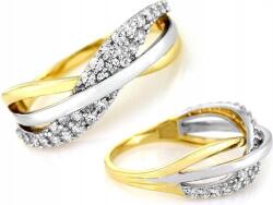 Lovrin Arany gyűrű 585 fehér arannyal és végtelen jellel r17 aranyból