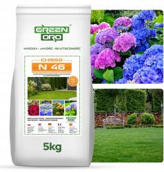 Green Oro Kerti karbamid nitrogén műtrágya tujákhoz, virágokhoz, fenyőfélékhez, gyephez 5kg Green (Nawóz MOCZNIK do Tui Iglaków TRAWY Róż 5kg)